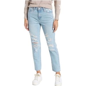 BlankNYC The Madison Crop Distressed  Jeans Size 28 Color Hit The Road NWT